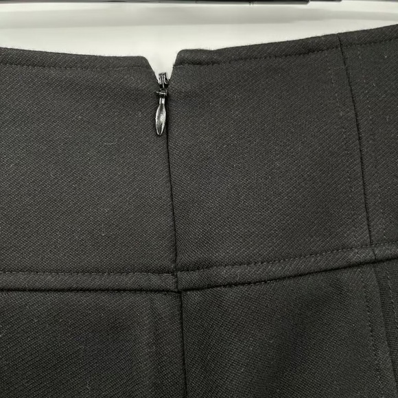Cabi High Rise Flared Dress Pants Womens 2 Black Stretch Knit Elegant Chic City - Picture 3 of 6